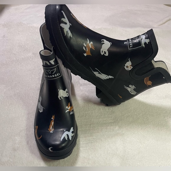Rain Angel rubber rain boots with dogs - Picture 4 of 12